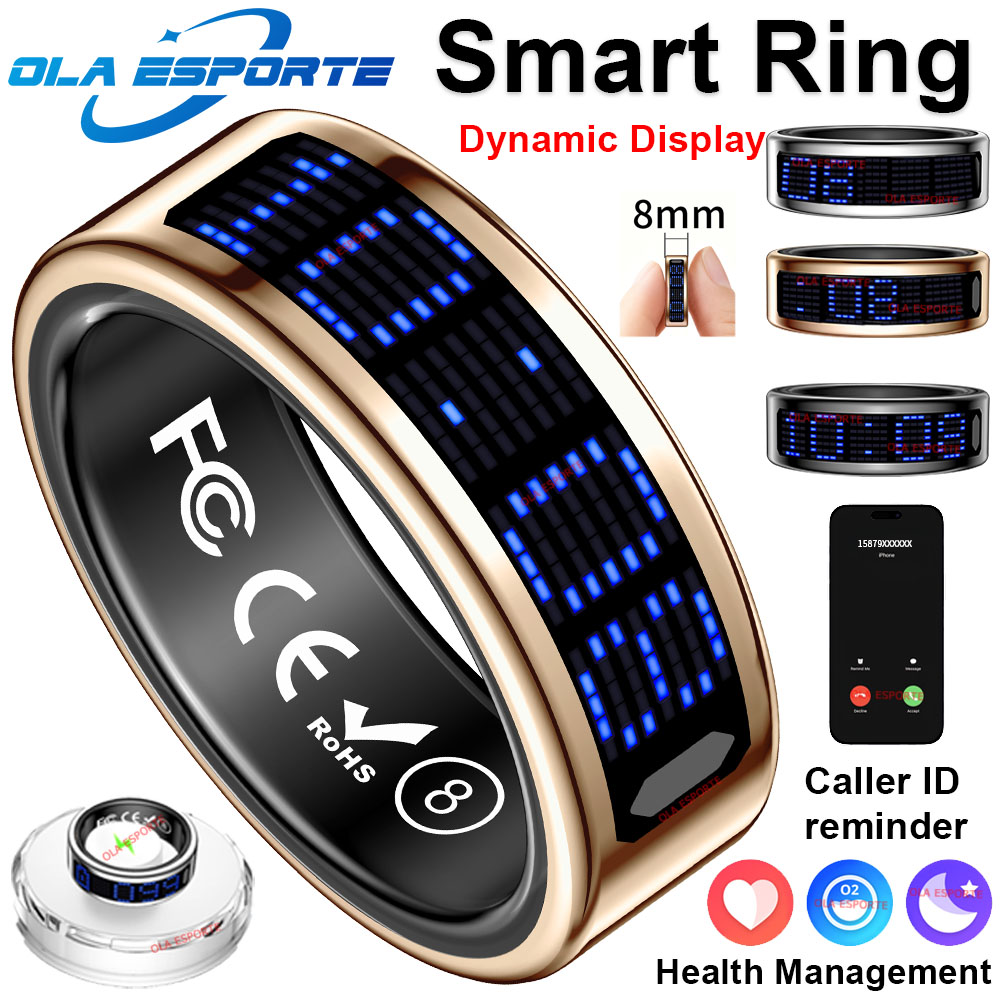 Novo ultra-fino leve anel inte - Health Monitors avaliação e preço