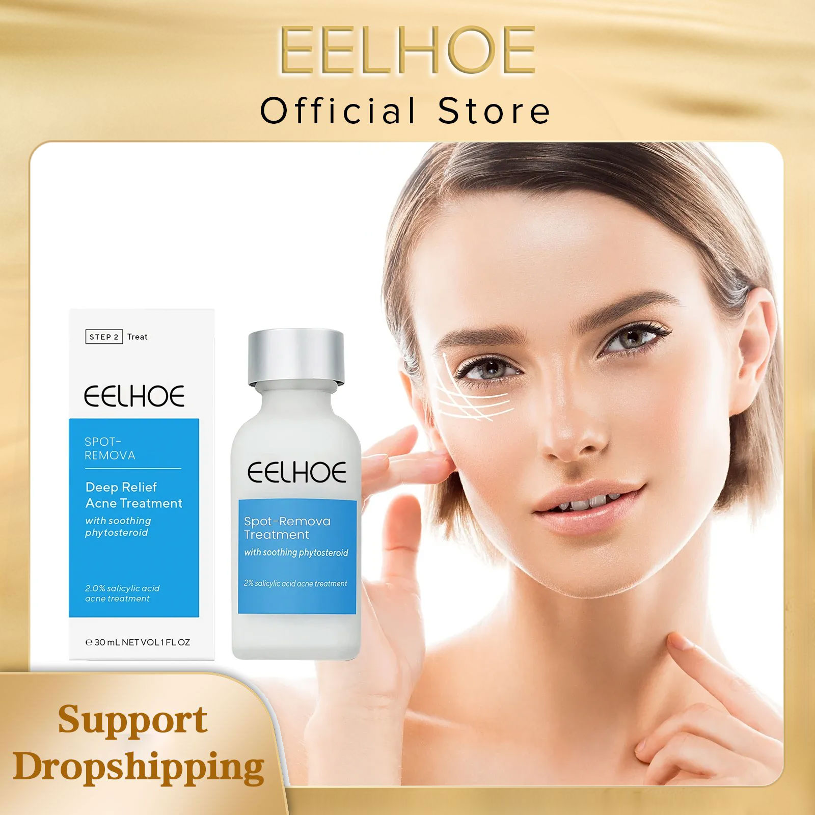 Eelhoe acne tratamento loção á - Salicylic Acid Blackhead Remover avaliação e preço