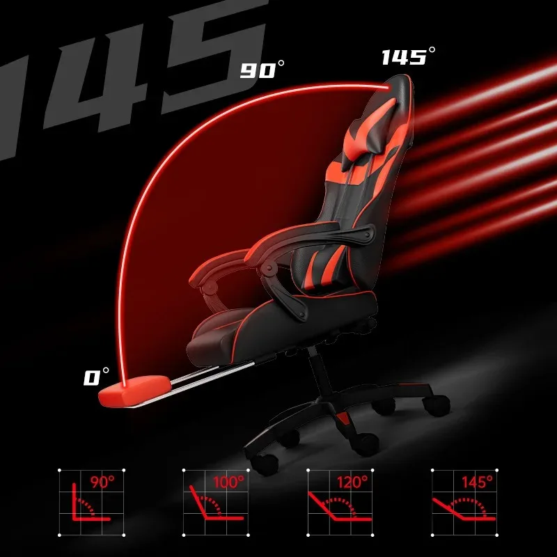 Cadeira de e-sports com luzes, - Massage avaliação e preço